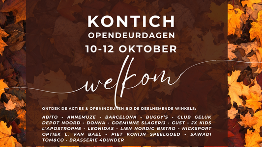 Opendeurdagen Kontich 10-11-12 oktober!