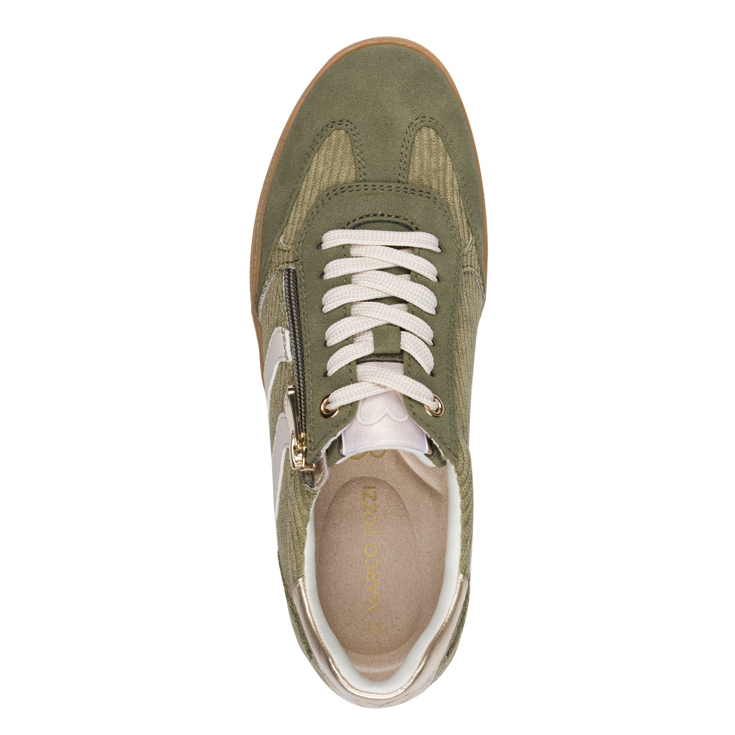 Sneakers Marco Tozzi - Kaki comb