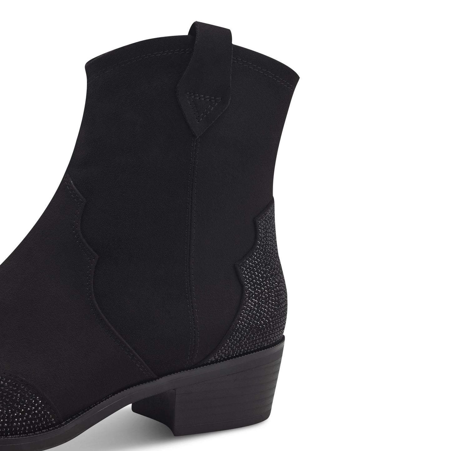 Korte botjes Marco Tozzi - Black