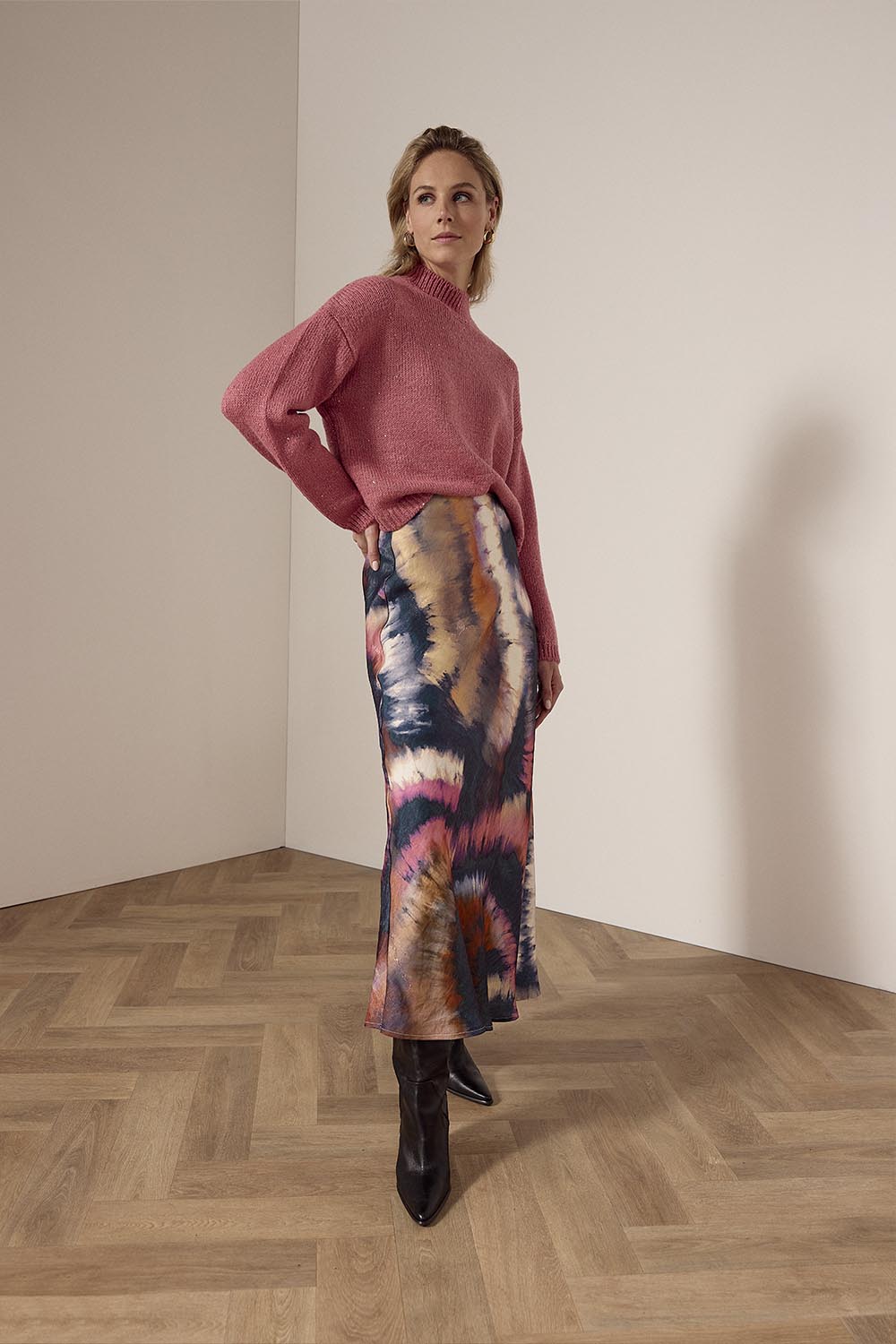 Rok Tramontana maxi tie dye frost - Print