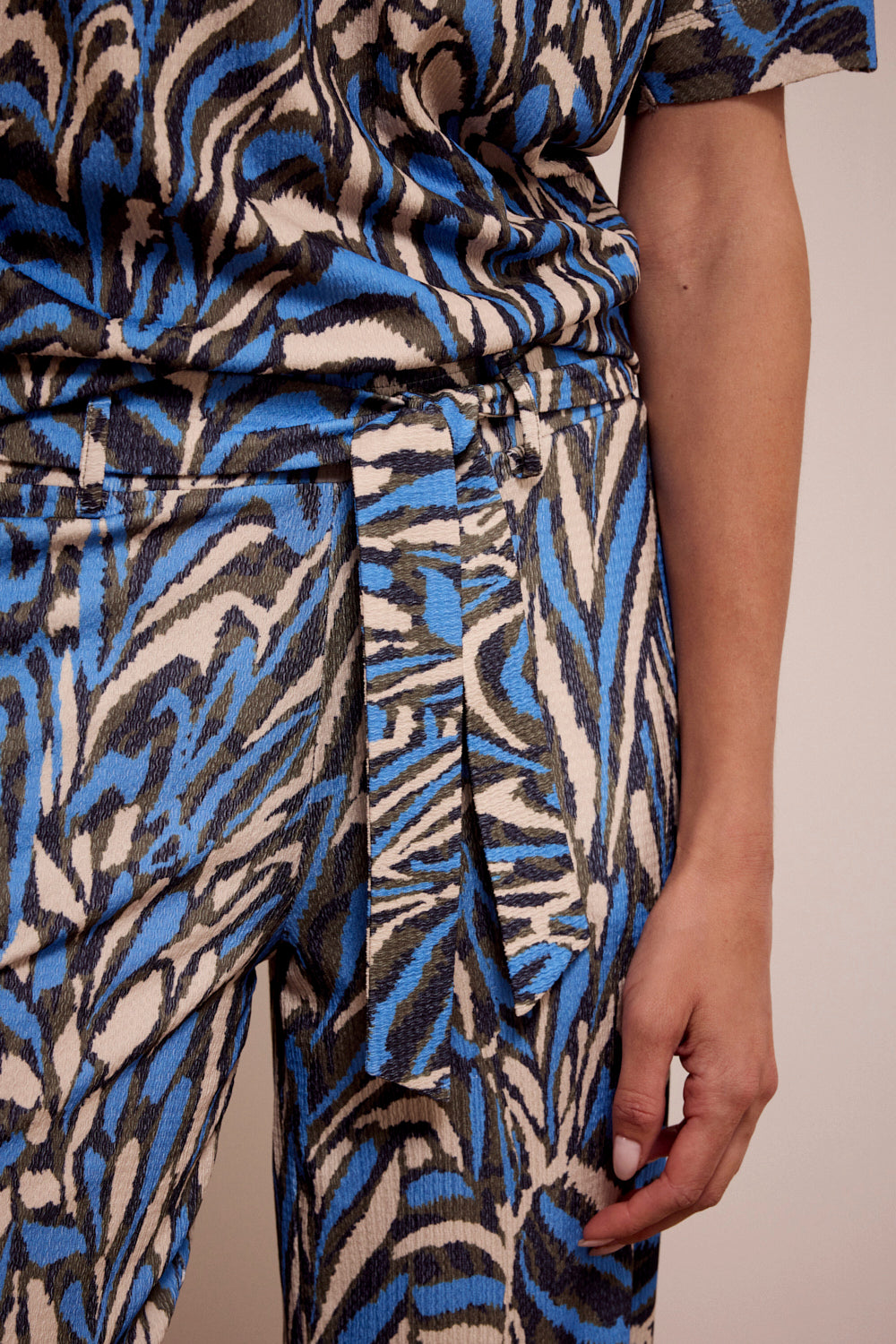 Broek Tramontana Bluegrass fields - Print blues