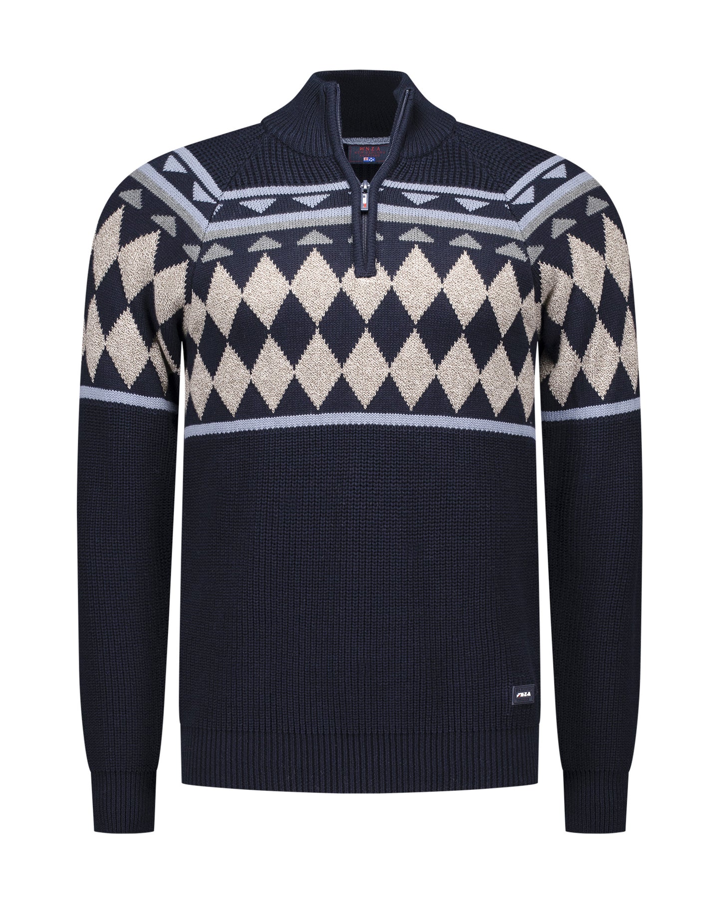 Trui N.Z.A. Pullover half zip icon navy