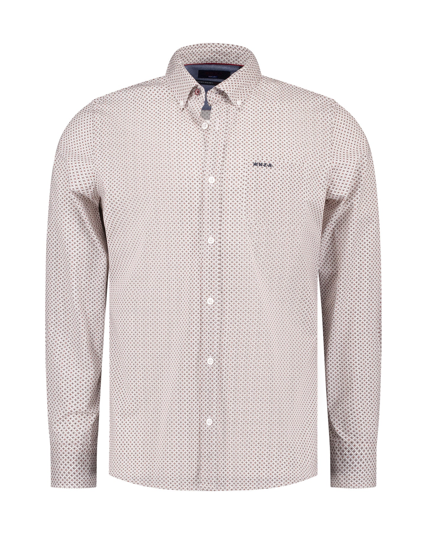 Hemd N.Z.A. shirt long sleeve cherry red