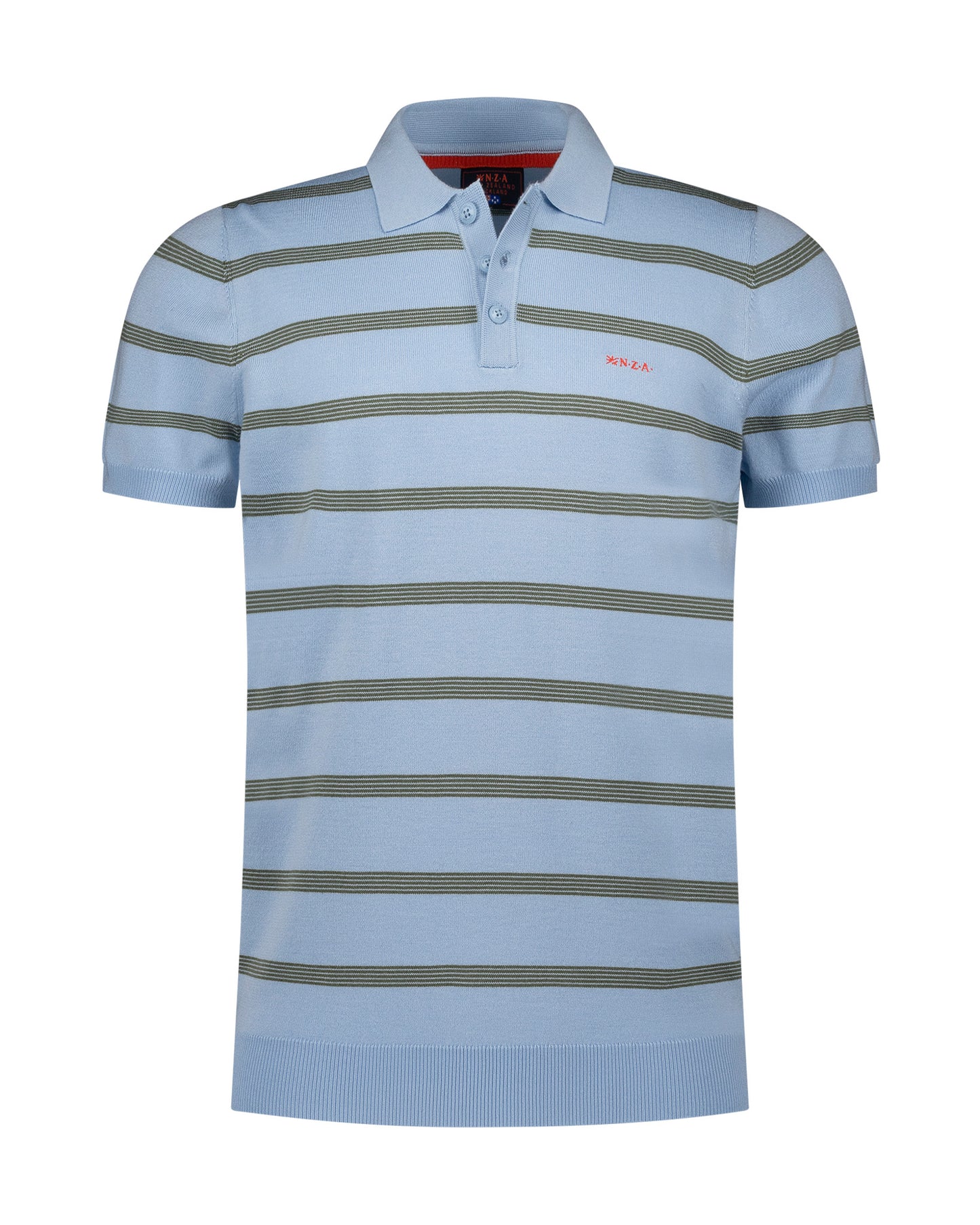 Polo NZA Polo short sleeve sky blue melange