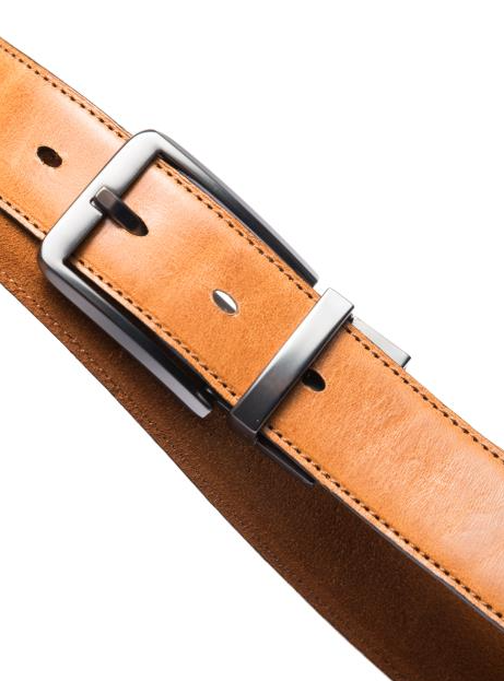 Ceintuur Reverston Matinique reversible belt - Cognac