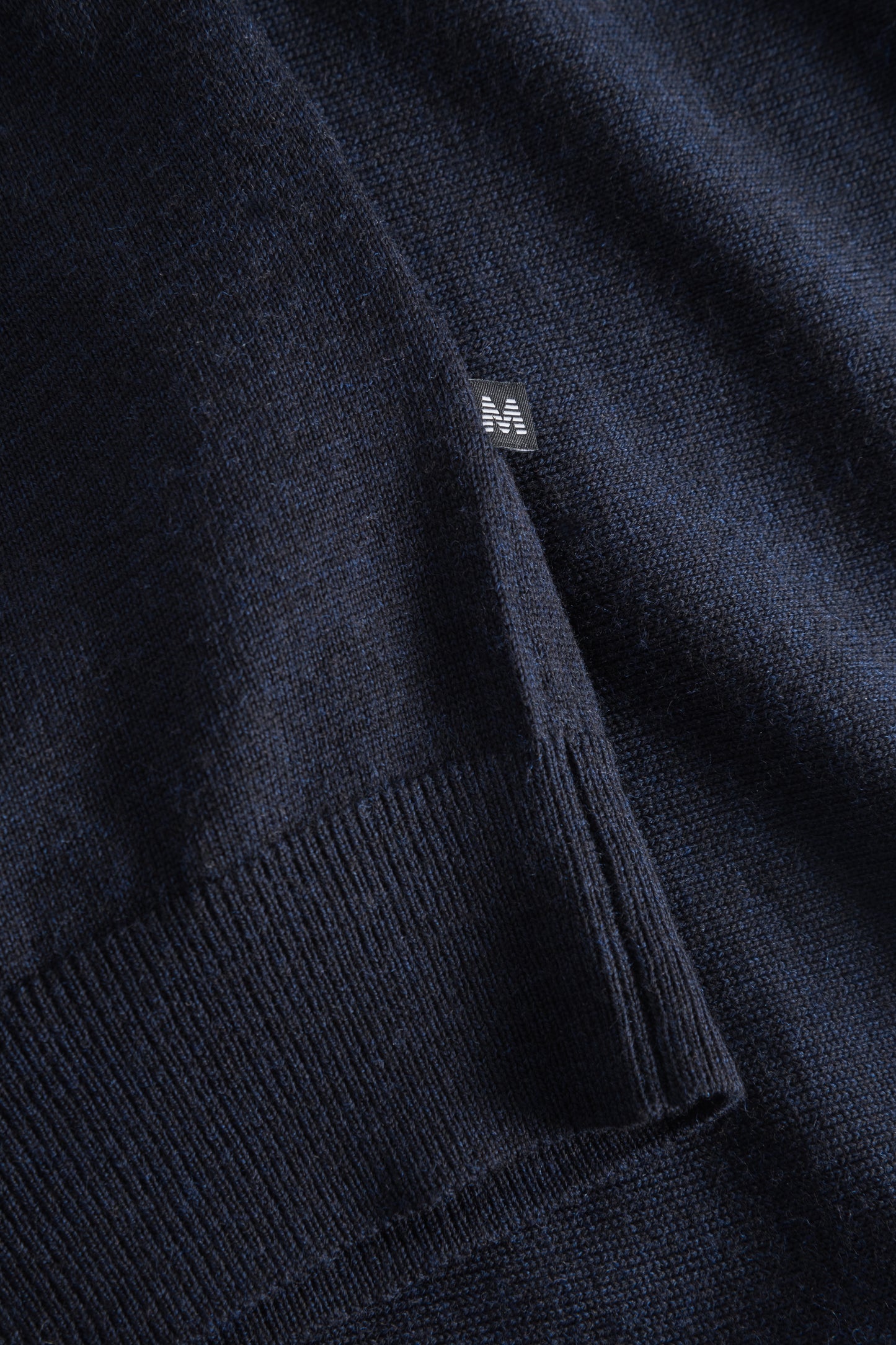 Cardigan Mason 100% merino Matinique - Dark navy melange