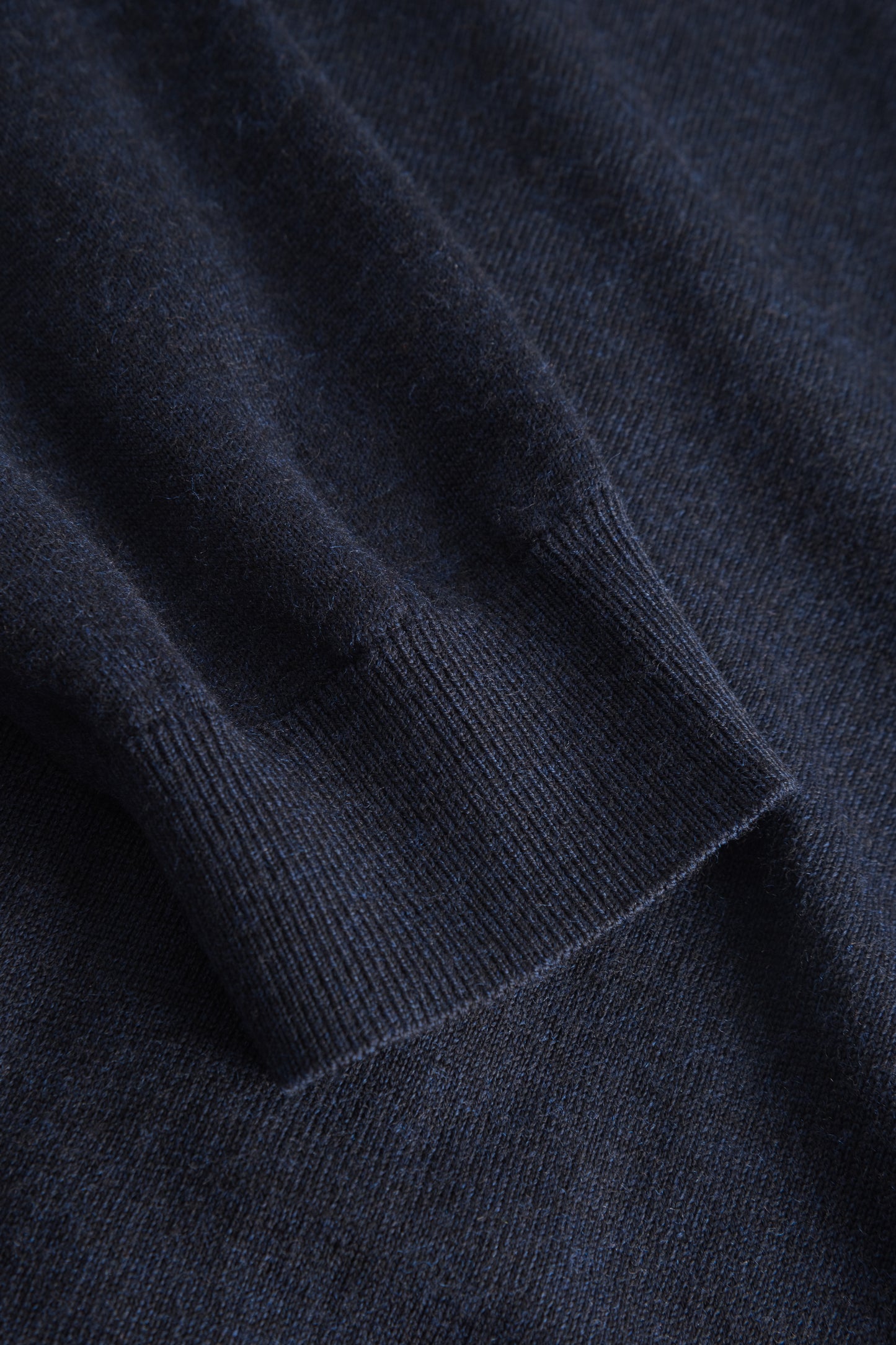 Cardigan Mason 100% merino Matinique - Dark navy melange