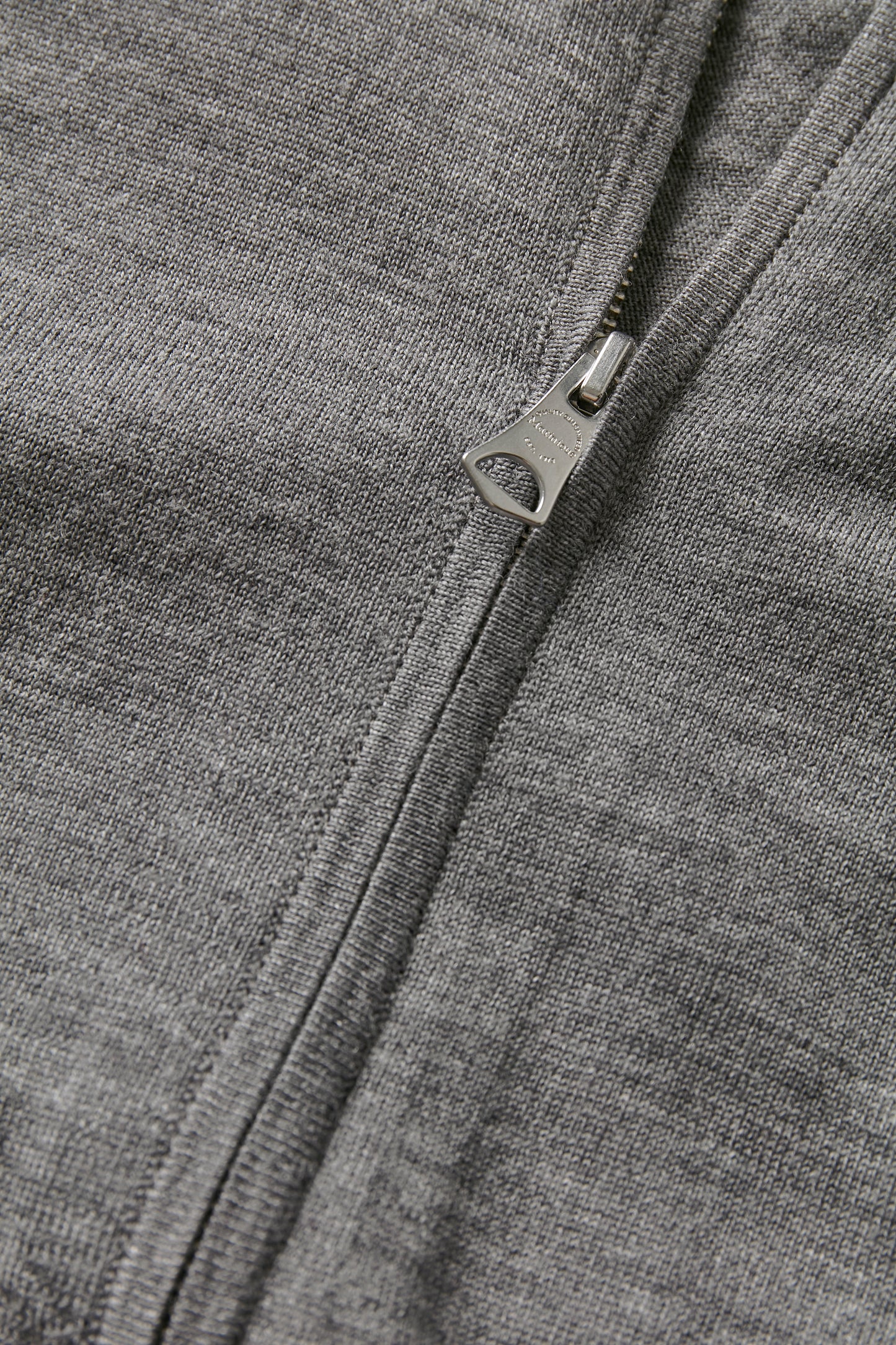 Cardigan Mason 100% merino Matinique - Medium Grey melange