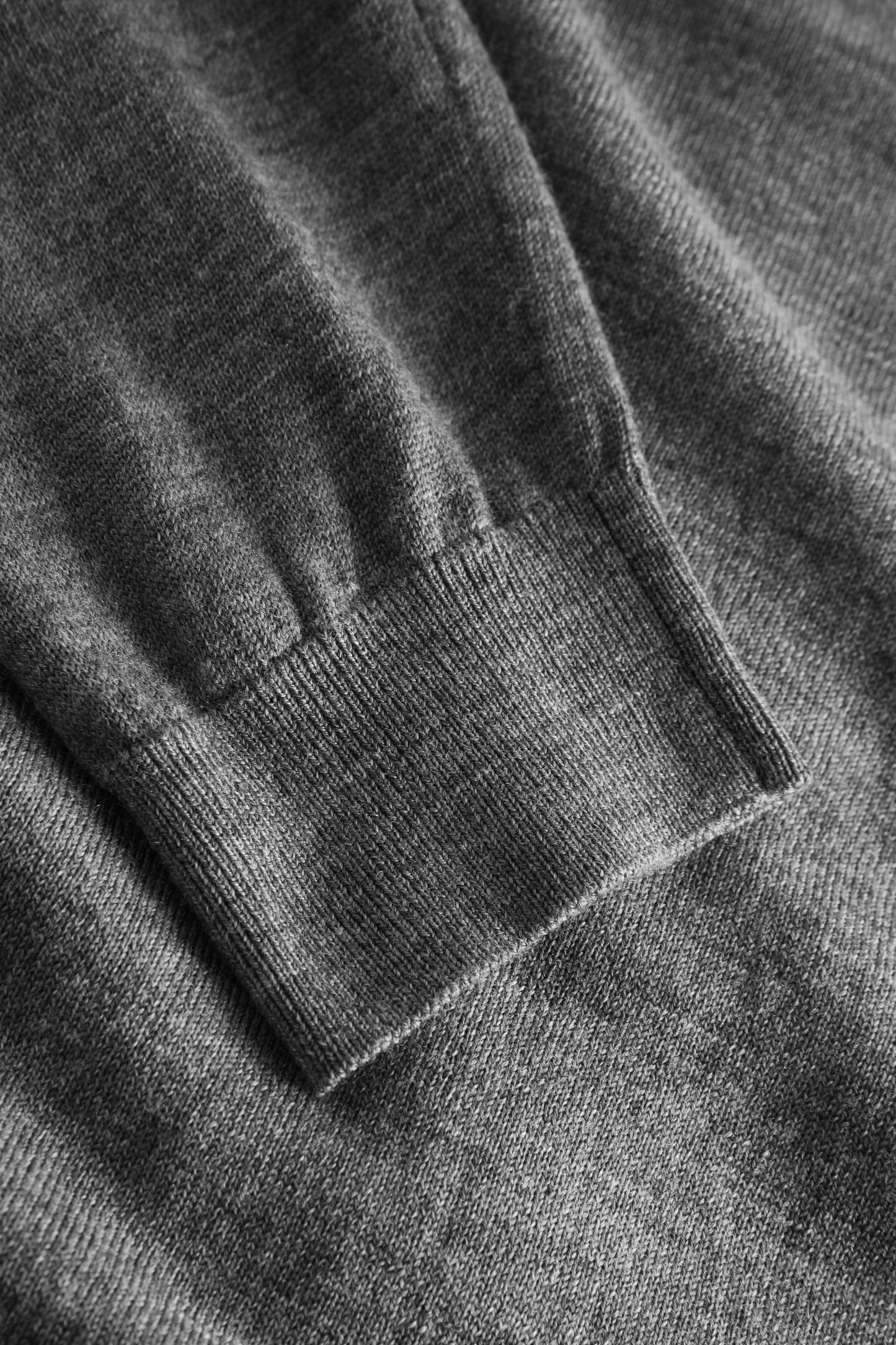 Cardigan Mason 100% merino Matinique - Medium Grey melange