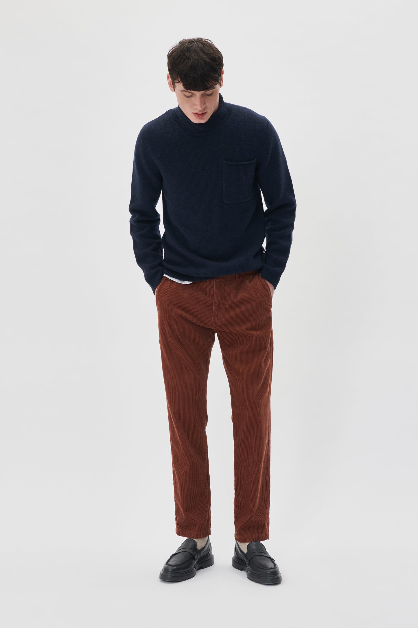 Broek Matinique park Heritage velours - Cambridge brown