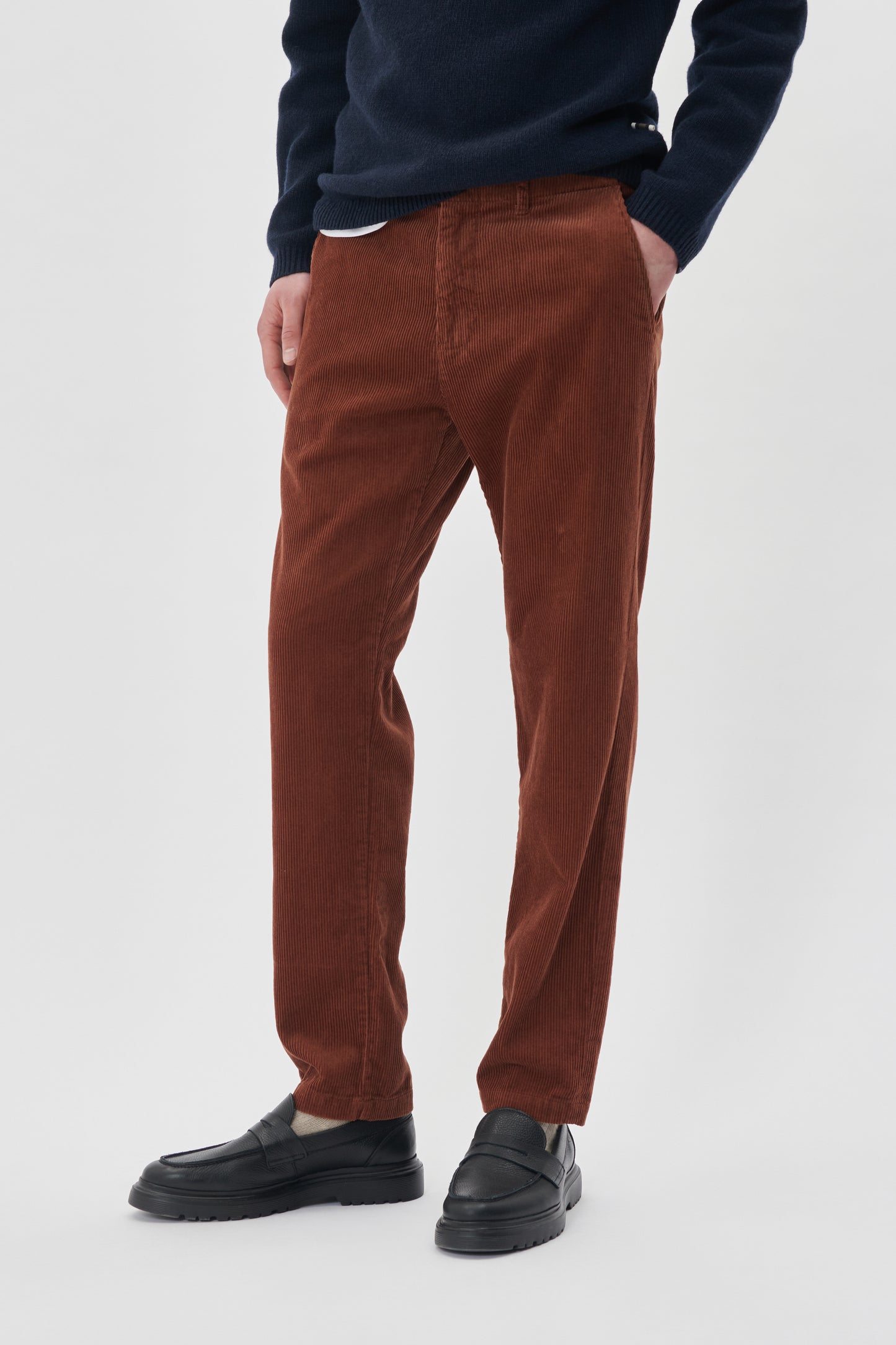 Broek Matinique park Heritage velours - Cambridge brown