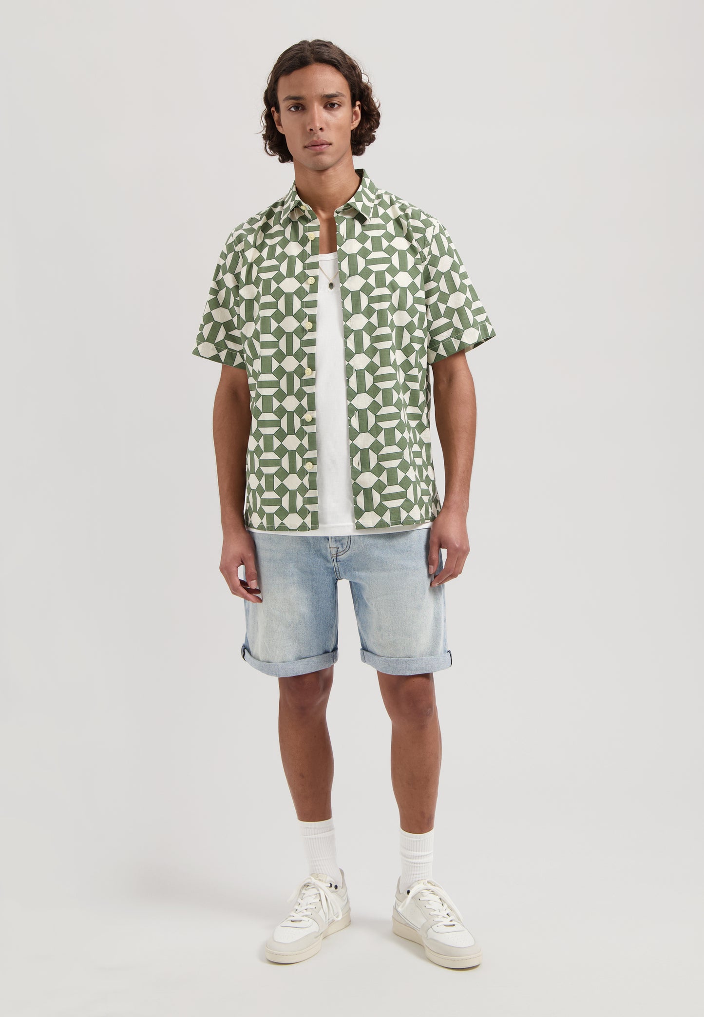 Hemd korte mouw Dstrezzed Aly shortsleeve shirt light army