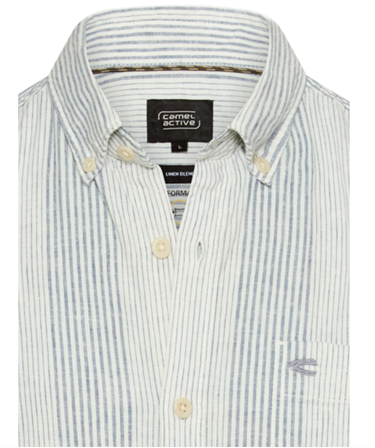 Hemd KM Camel Active linen blend