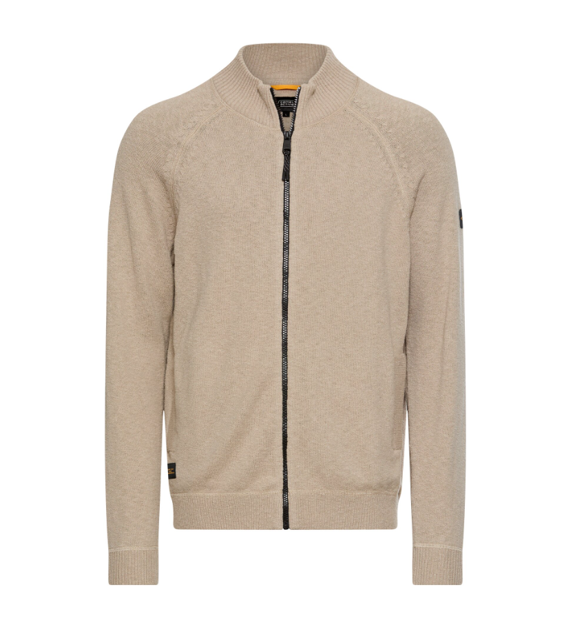 Vest Camel Active met ritssluiting - Beige