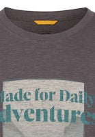 T-shirt Camel Active grijs 'Made for Daily Adventure'