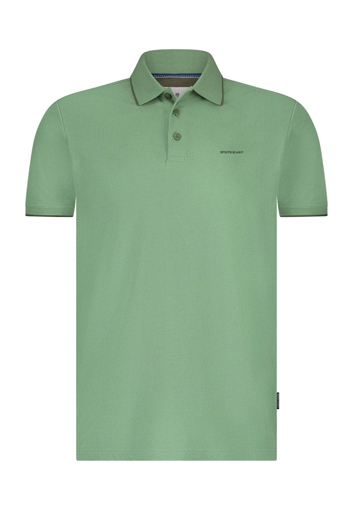Polo State of Art poloshirt groen