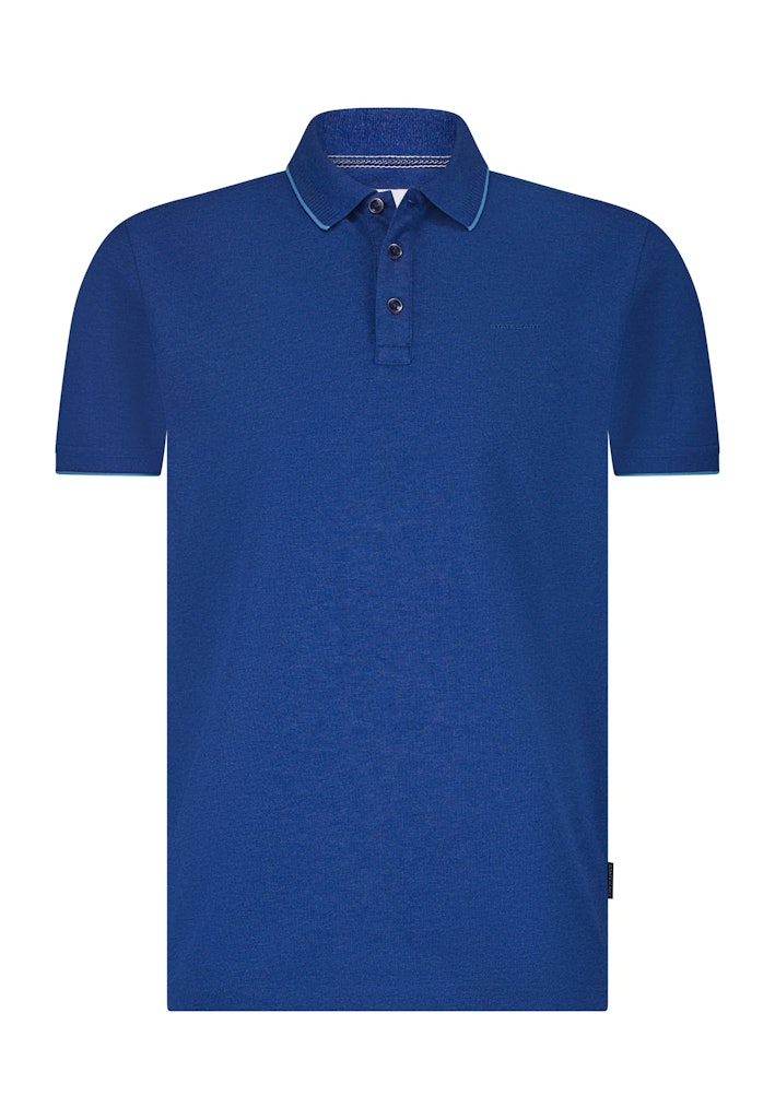 Polo State of Art poloshirt cobaltblauw