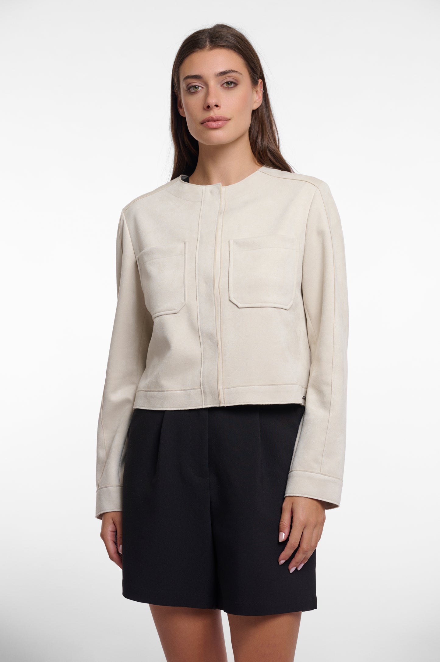 Jasje/Vestje Rino&Pelle jacket with chest pockets birch