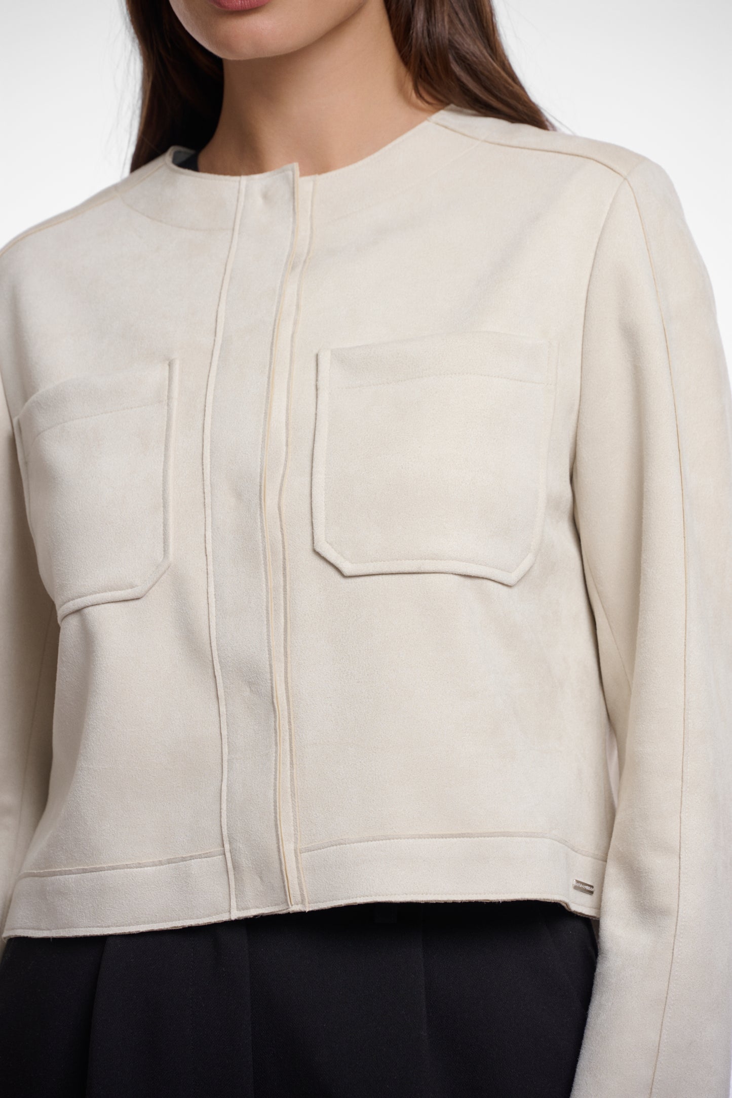 Jasje/Vestje Rino&Pelle jacket with chest pockets birch