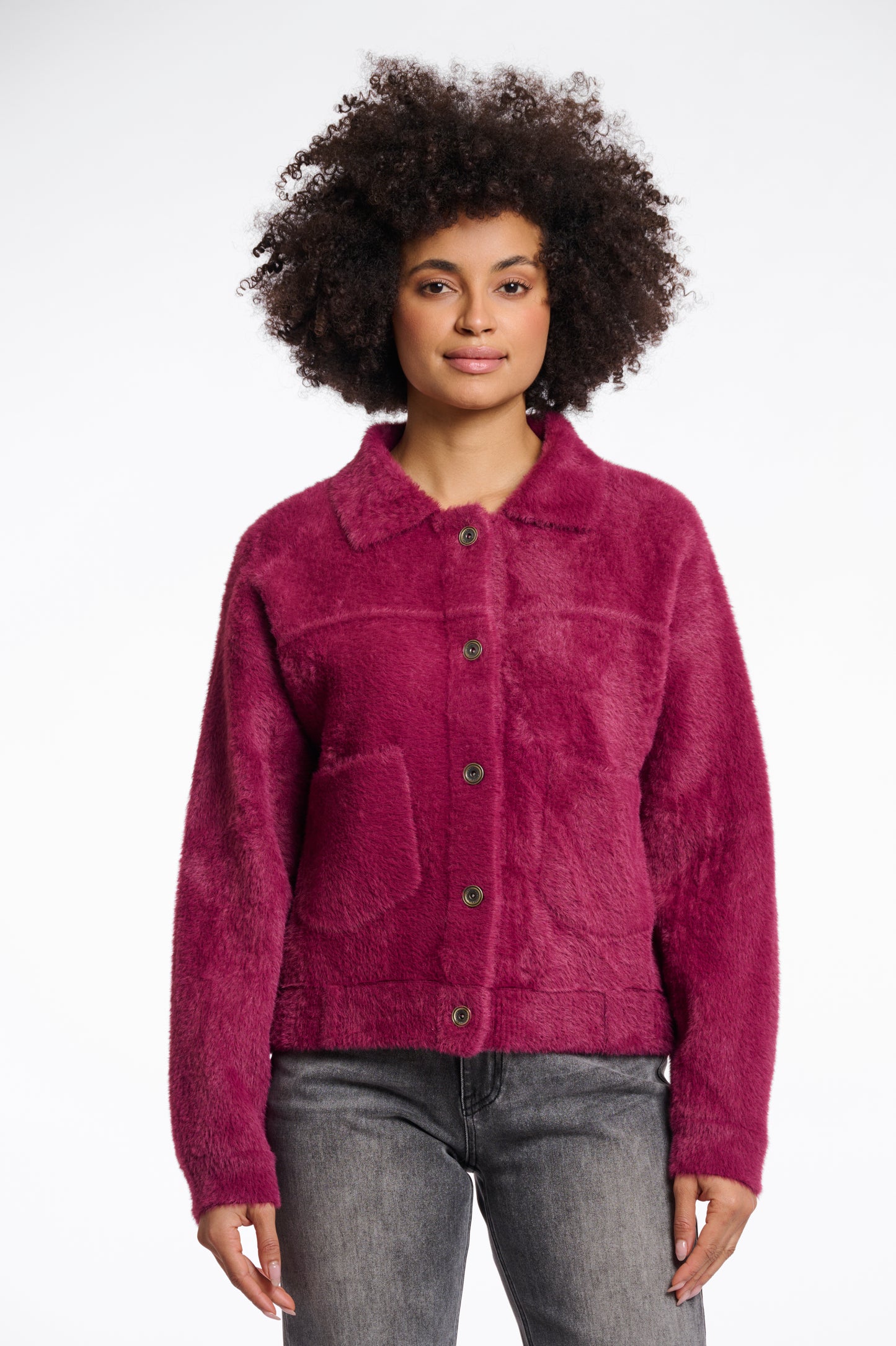 Jacket Rino&Pelle Bubbly bxy jacket - Sugar plum