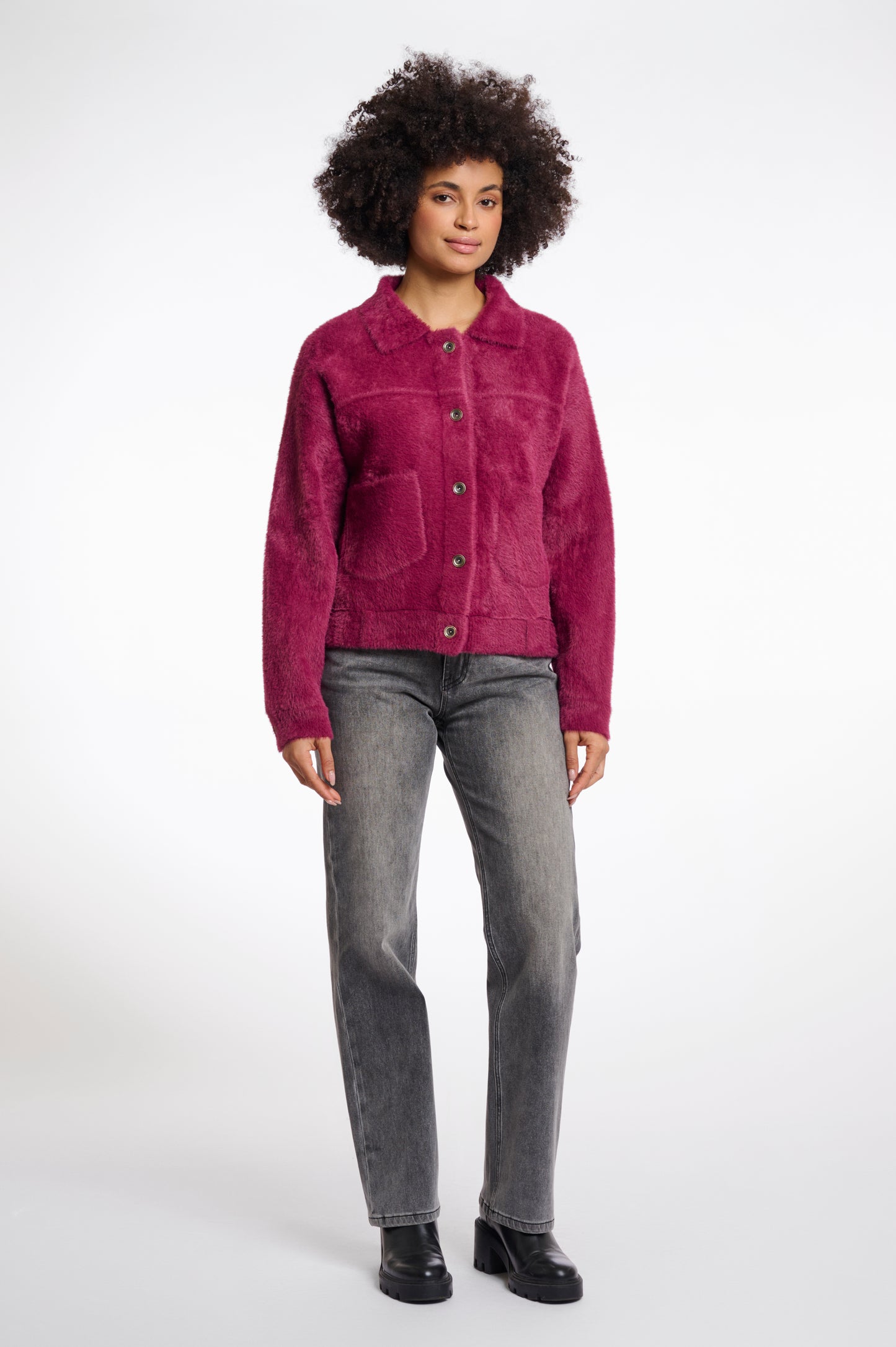 Jacket Rino&Pelle Bubbly bxy jacket - Sugar plum