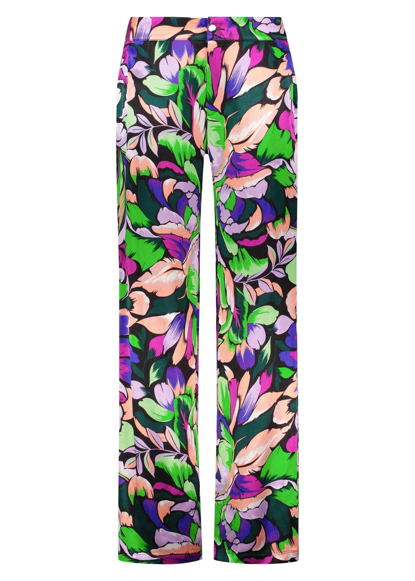 Broek Tramontana wide leg satin - Multi colour
