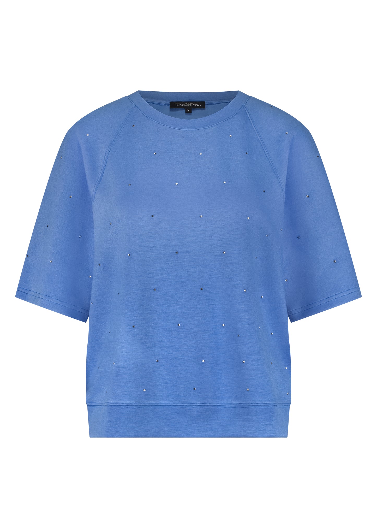 Jumper Tramontana technical sweat rhinestones - Cornflower