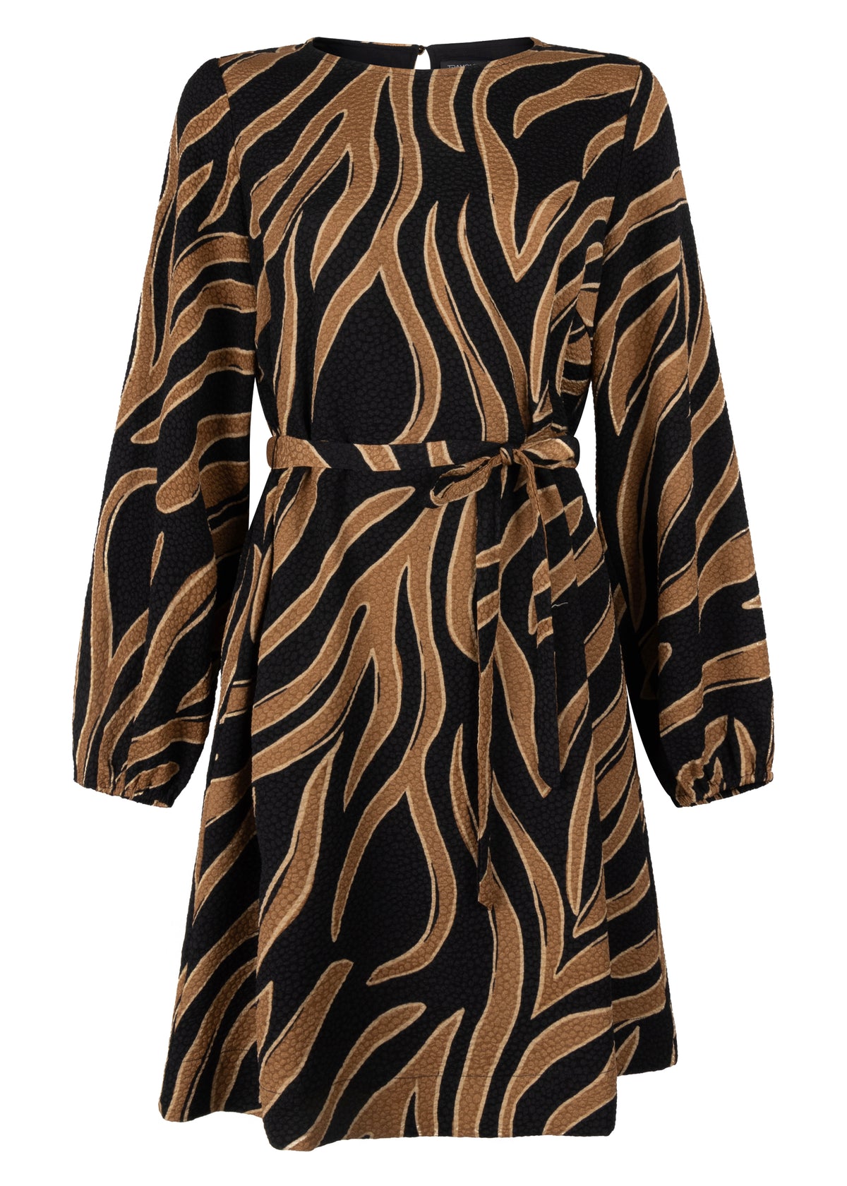 Jurk Tramontana wild flower - Brown/black