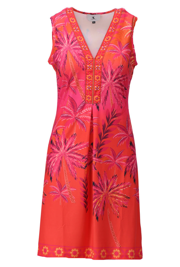 Jurk Kdesign mouwloze jurk met design