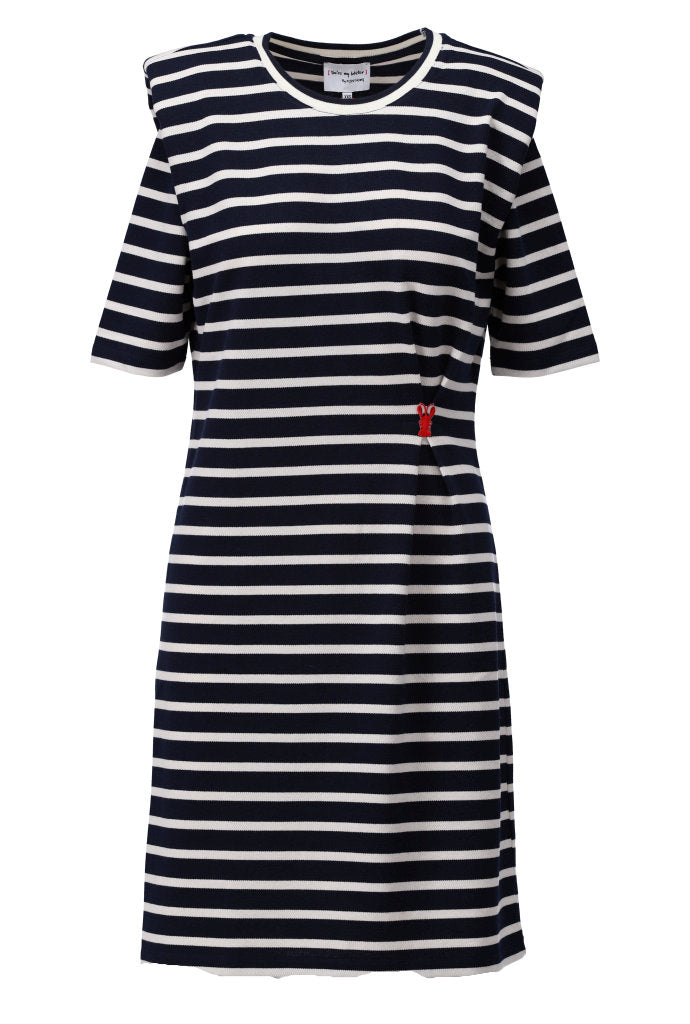 Jurk Kdesign Gestreepte jurk navy C753L