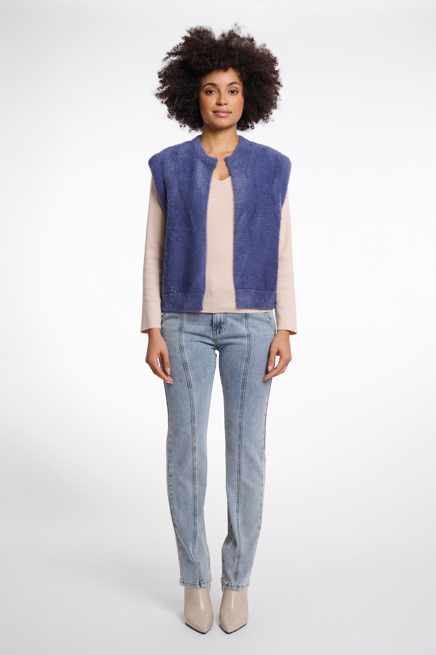 Waistcoat Rino&Pelle Elona - Blue shadow