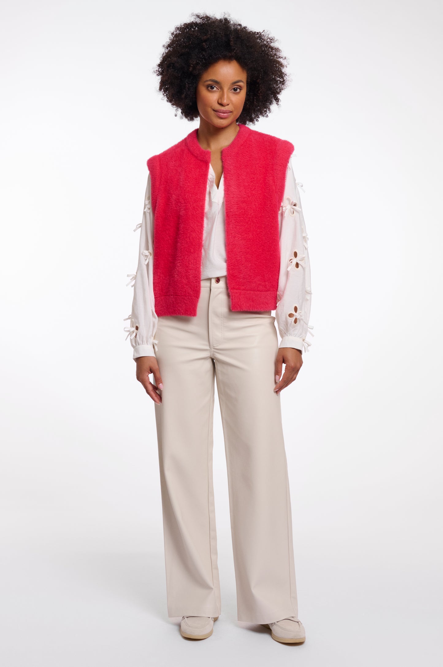 Waistcoat Rino&Pelle Elona - Pink punch