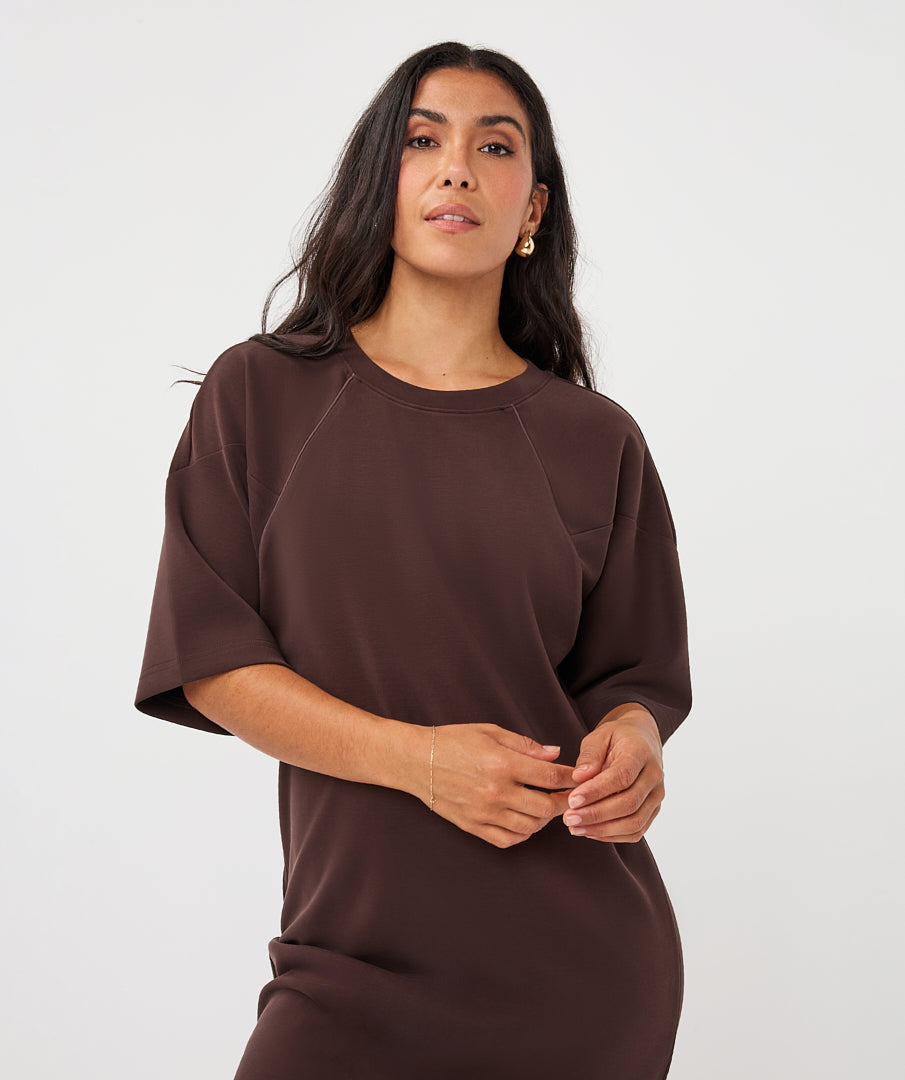 Jurk Esqualo Modal - Cacao