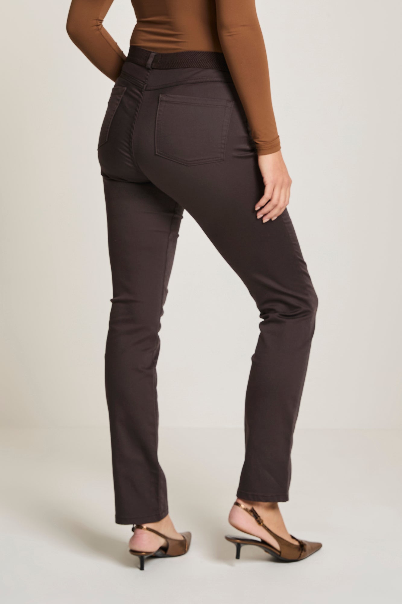 Broek Para Mi Angie (elastic) heaven uni - Deep brown
