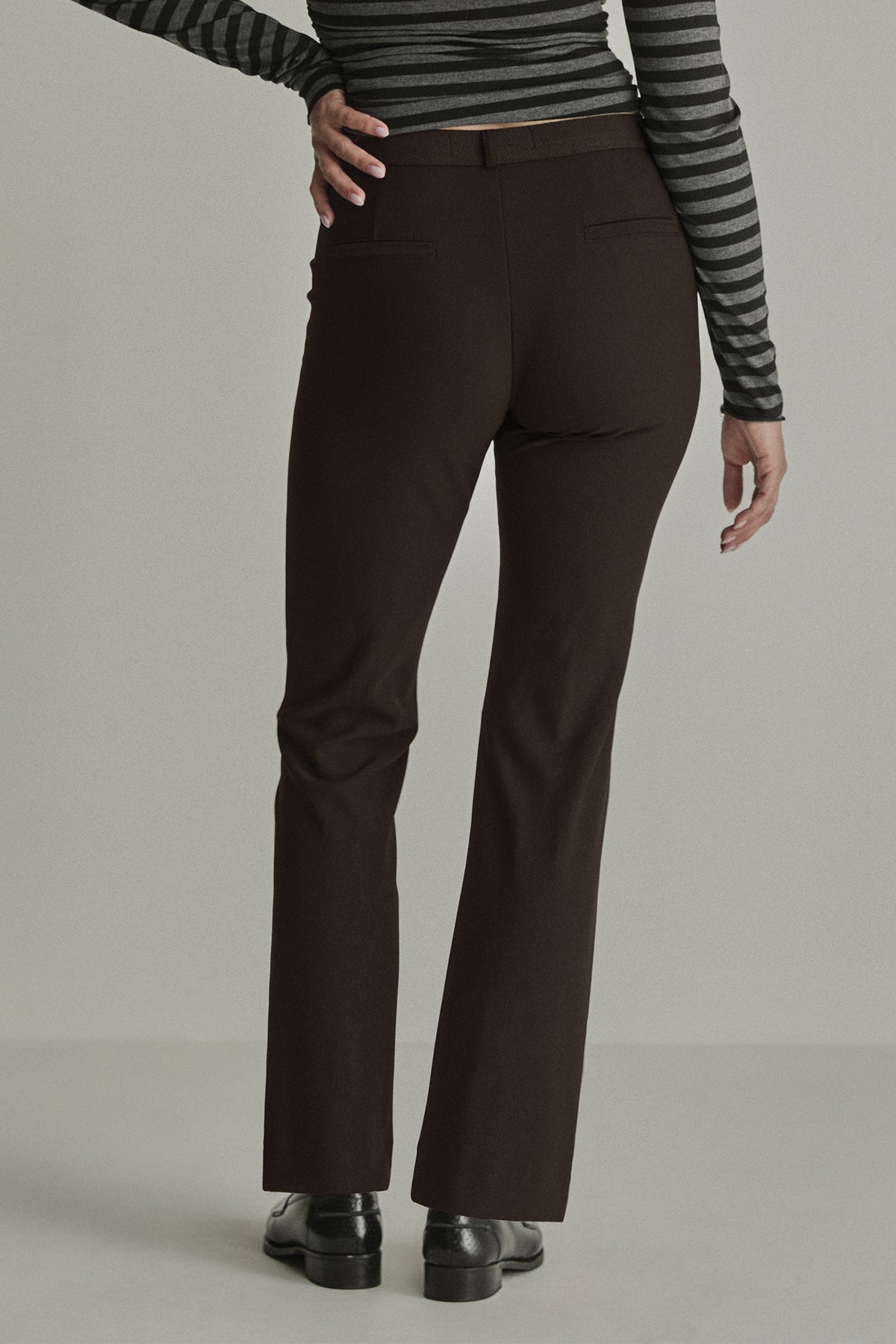 Broek Para Mi Vayen (city) crepe - Deep brown