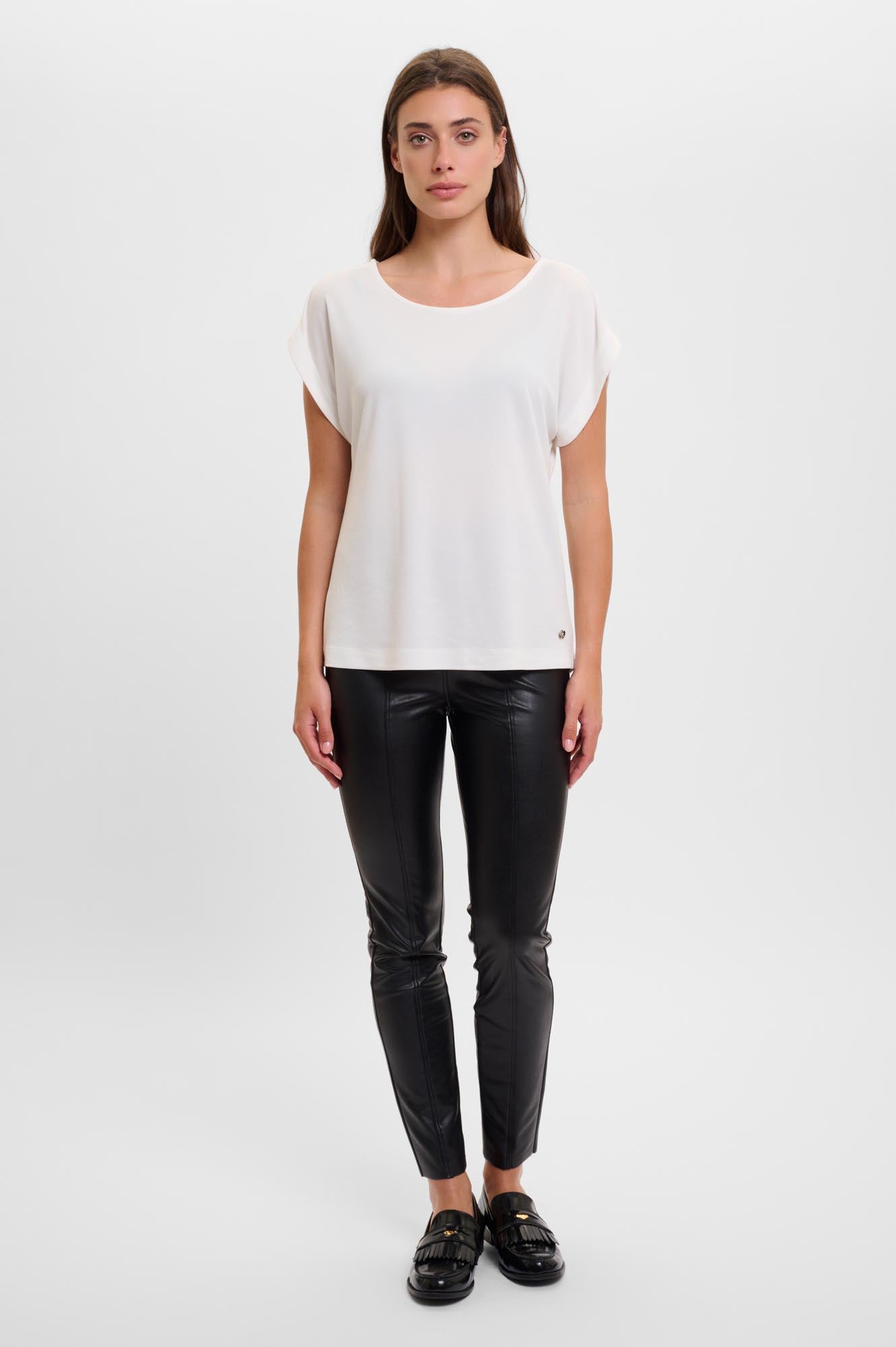 Top Rino&Pelle Faiya short sleeve - Snow white