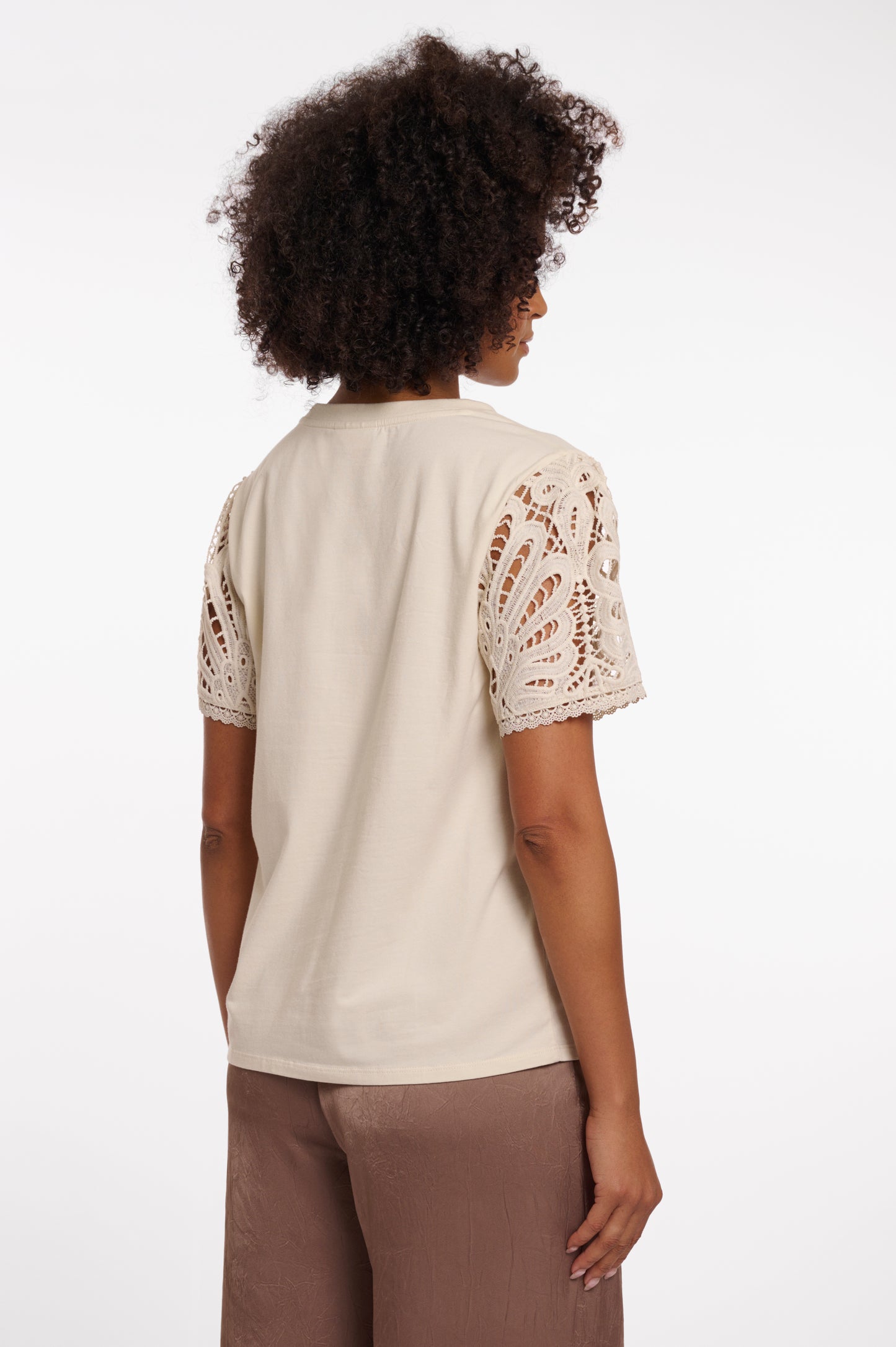 Top Rino&Pelle Joney short sleeve - Birch