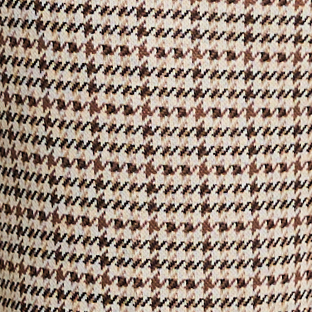 Broek Para Mi Hannah knitted jacquards - Pied de Poule beige