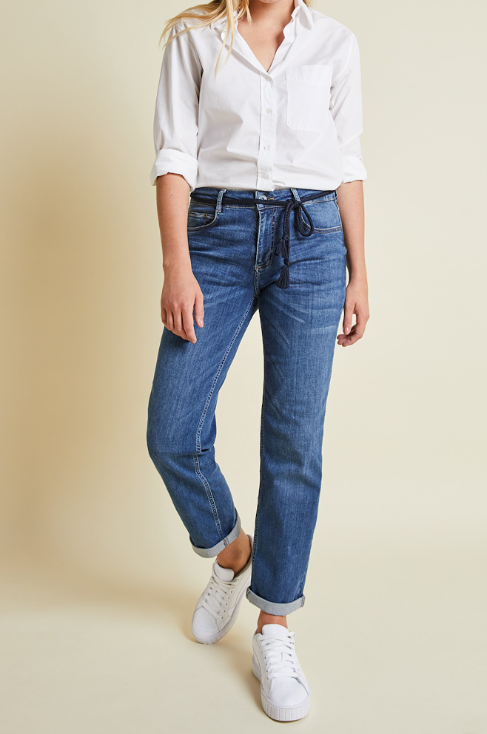Broek Para Mi Bobby P-form denim - Used air blue