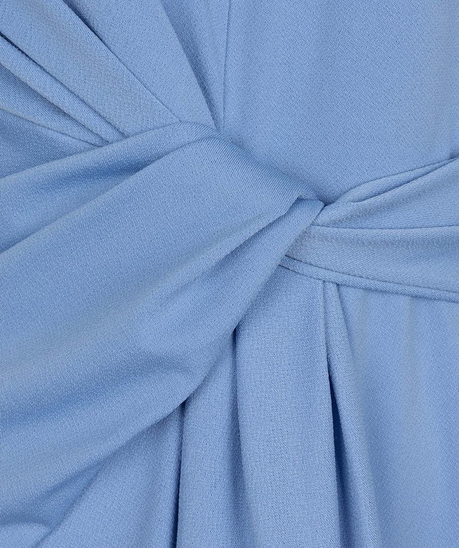Jurk Esqualo Dress slv/lss waist detail Blue