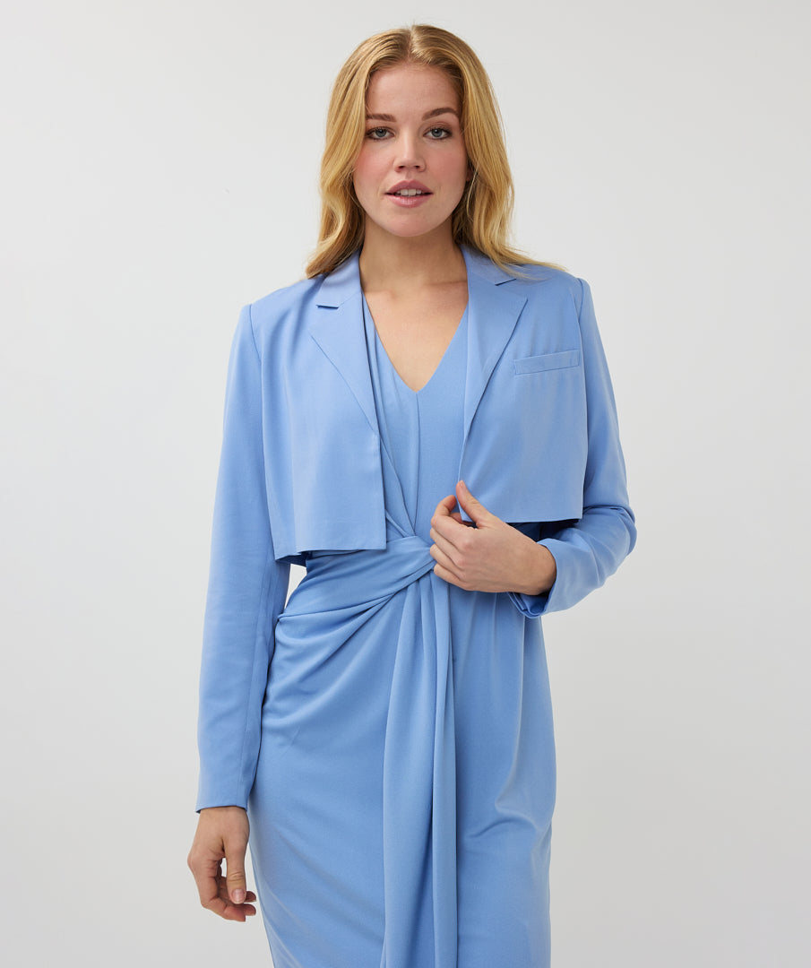 Jasje Esqualo blazer cropped blue