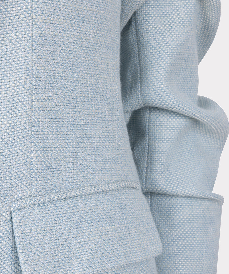 Blazer Esqualo linen look sky blue
