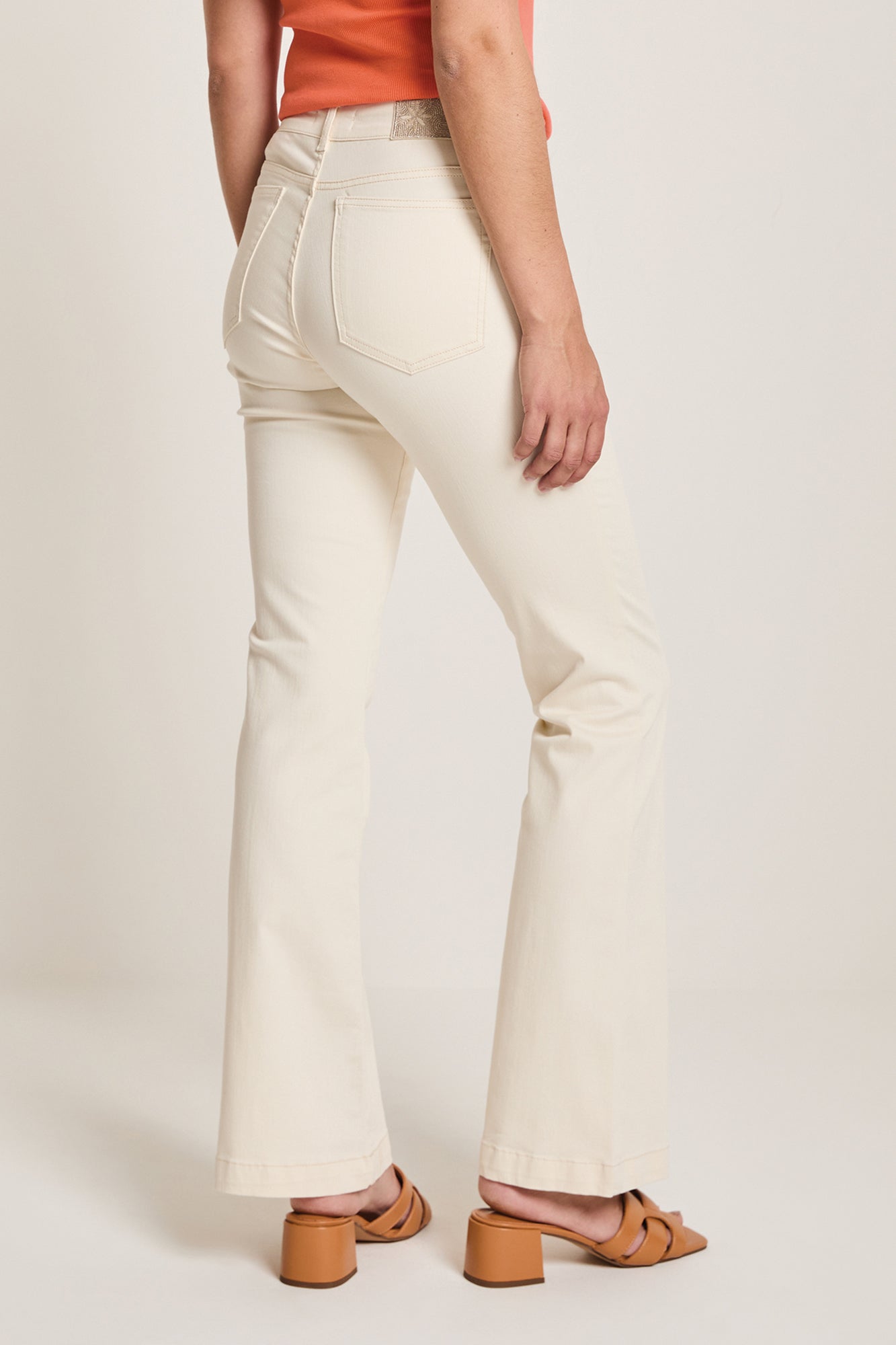 Broek Para Mi jade pocket cream L32