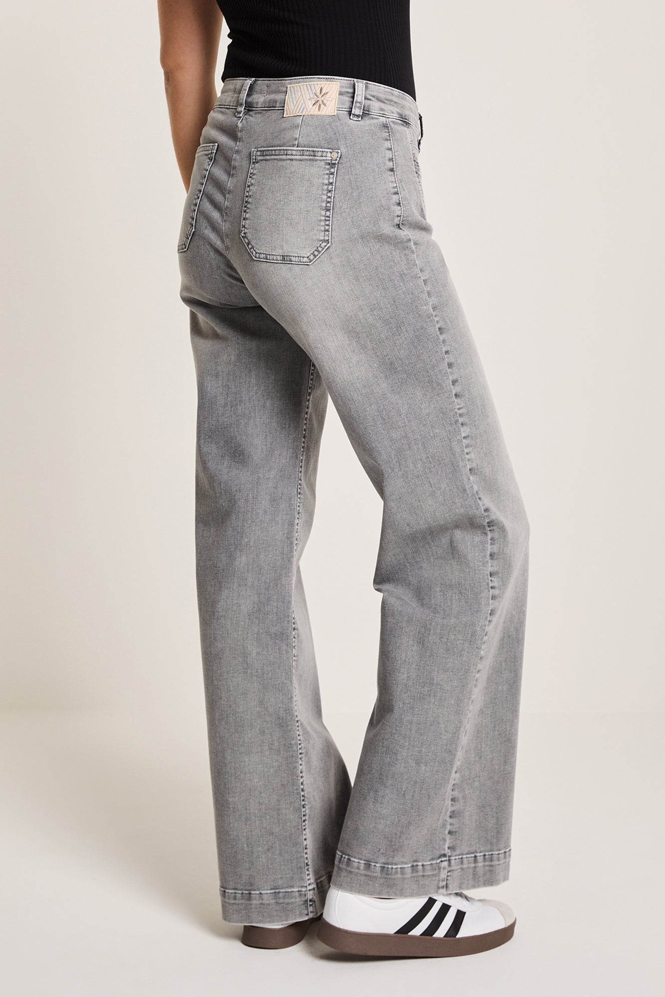 Jeans Para Mi Mira pcket daily denims light grey denim L32