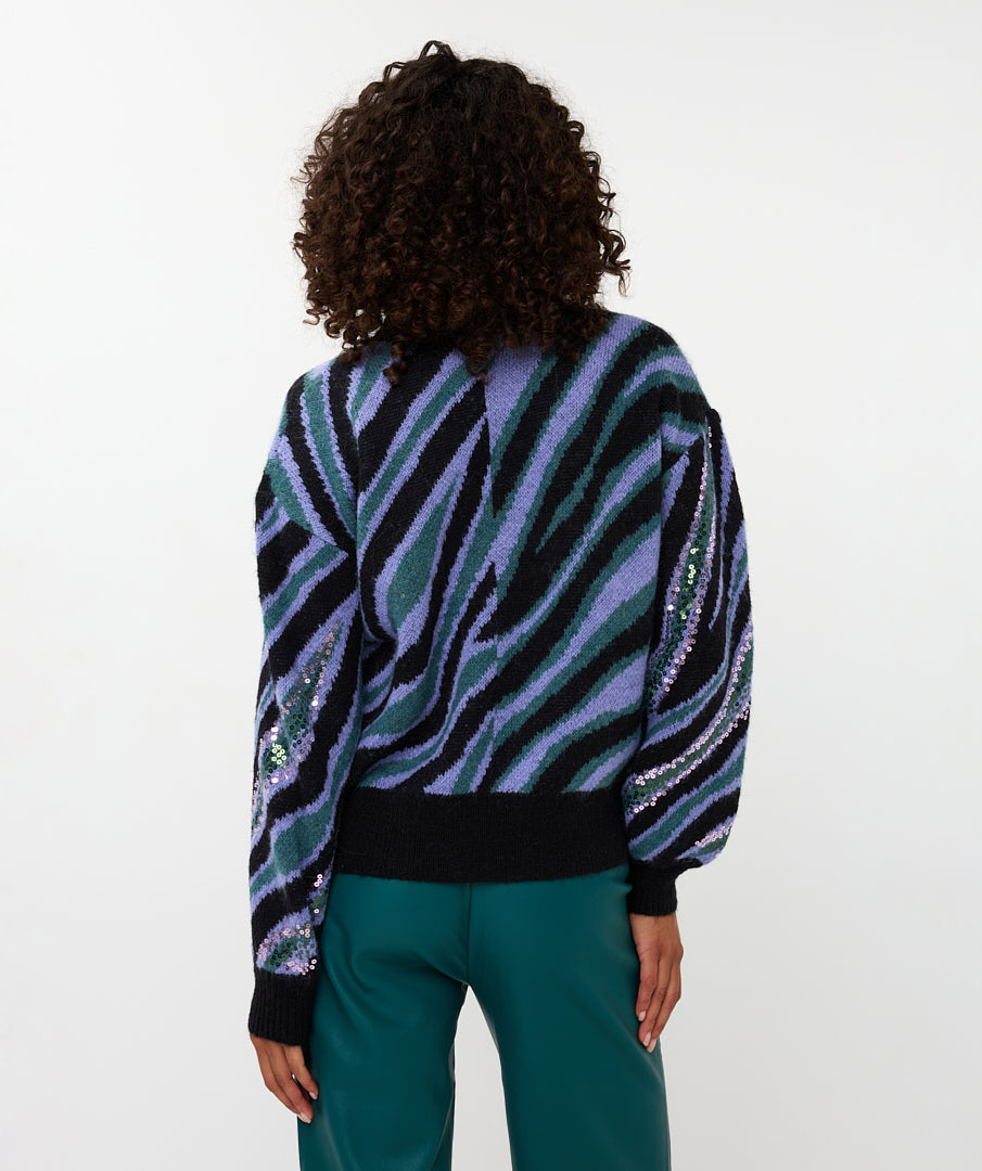 Trui Esqualo zebra - Multi colour