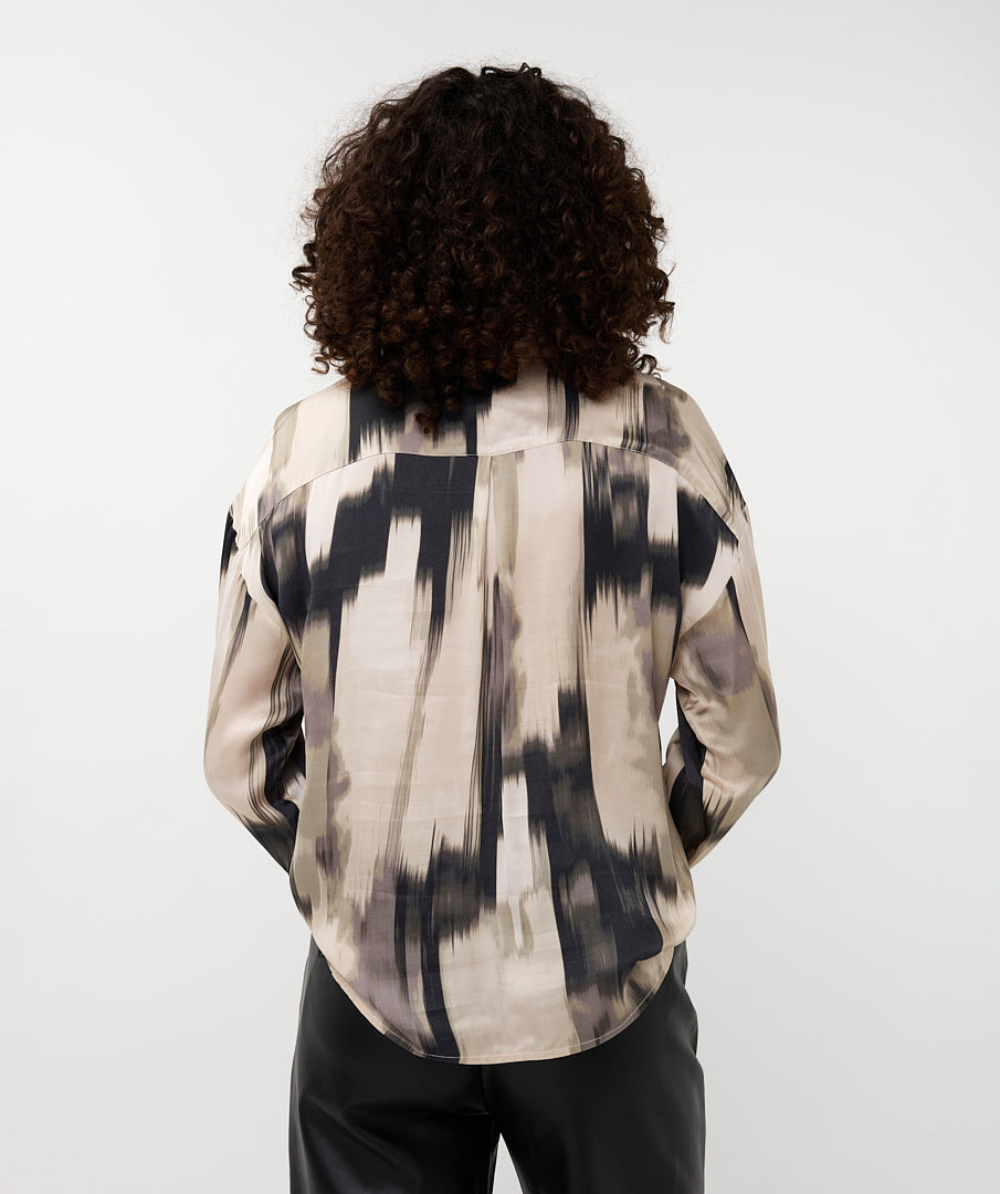 Blouse Esqualo bow fade - Print