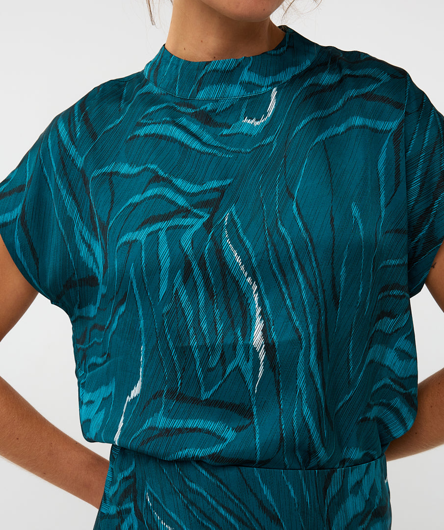 Blouse Esqualo top crystal waves - Print