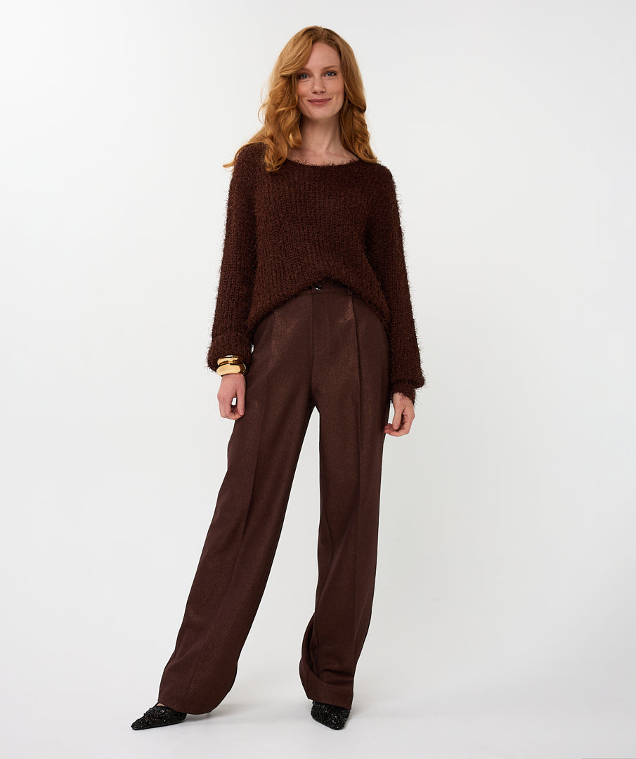 Trui Esqualo hairy - Chocolate