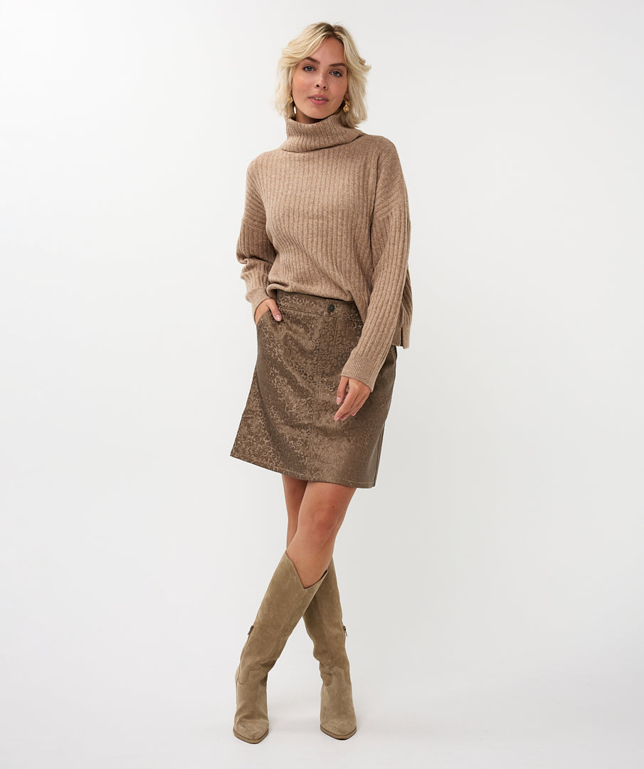 Koltrui Esqualo rib col - Sand melange