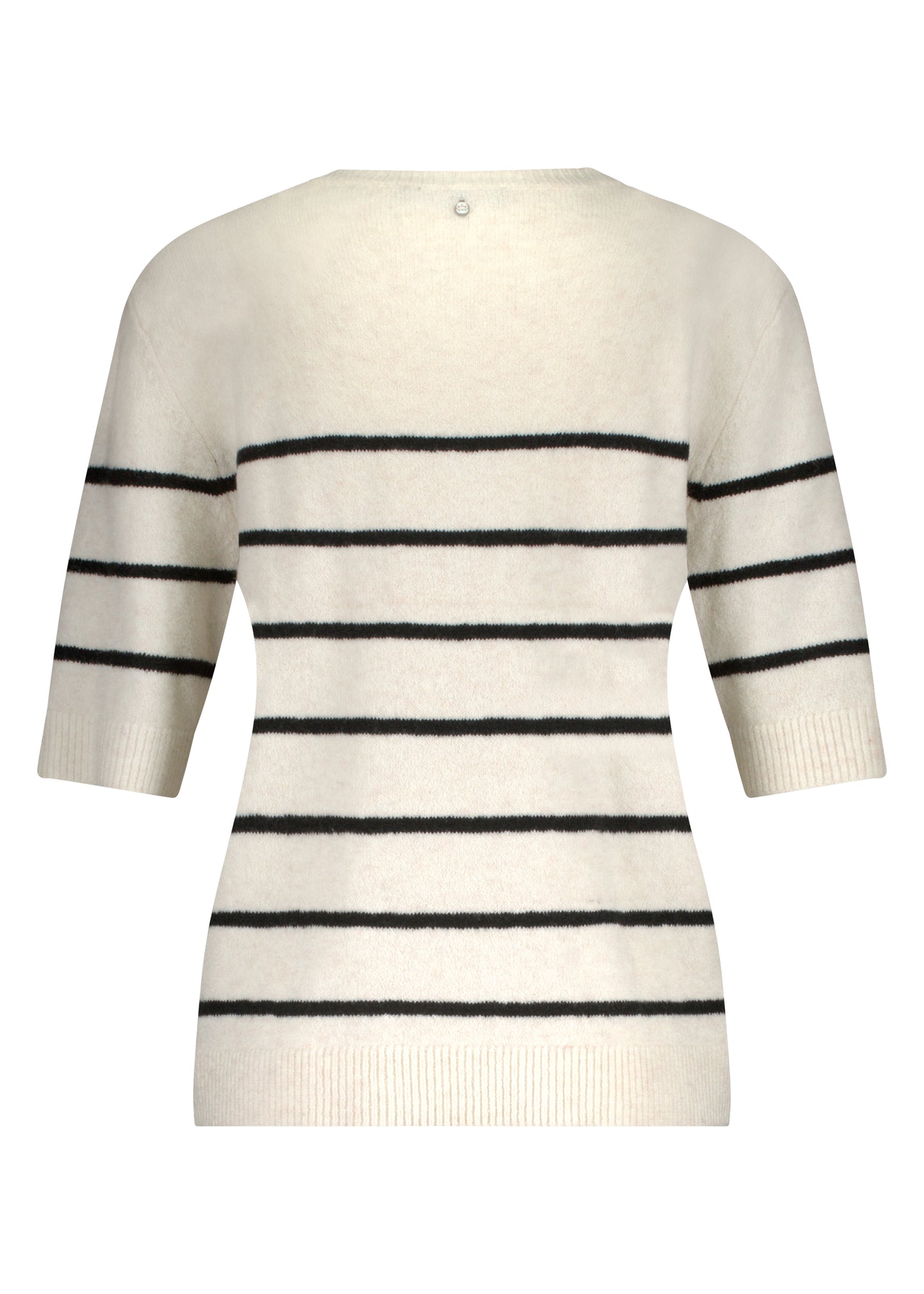 Jumper Tramontana striped bouclé - Stone melange